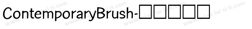 ContemporaryBrush字体转换