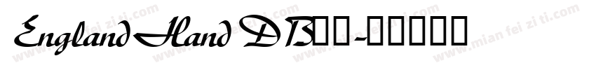 EnglandHandDB字体字体转换