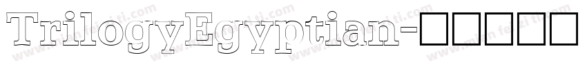 TrilogyEgyptian字体转换