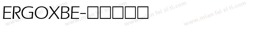 ERGOXBE字体转换