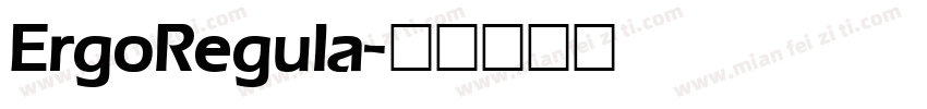 ErgoRegula字体转换