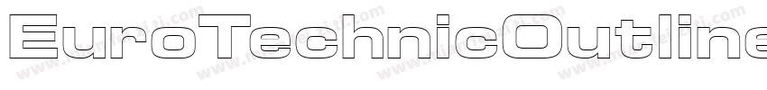 EuroTechnicOutline字体转换