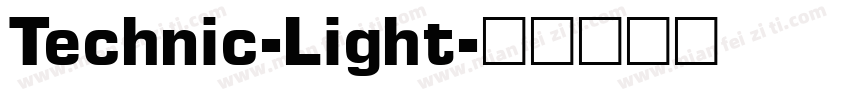 Technic-Light字体转换