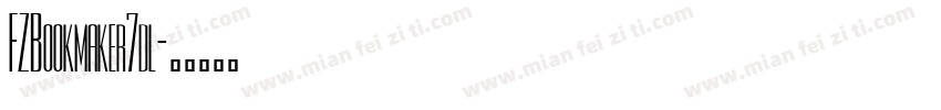 FZBookmaker7dl字体转换