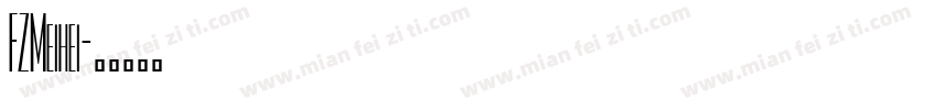 FZMeihei字体转换