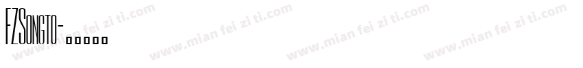 FZSongto字体转换
