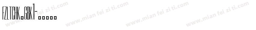 fzltchk—gbk1字体转换