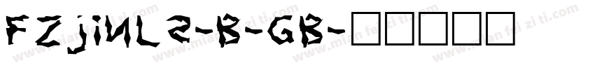 FZJinLS-B-GB字体转换