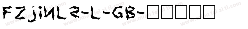 FZJinLS-L-GB字体转换