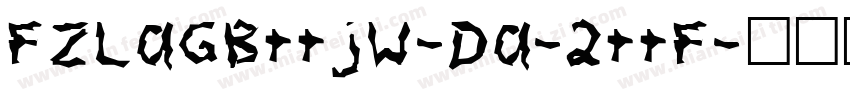 FZLaGBTTJW-Da-2ttf字体转换