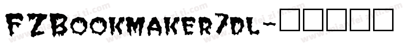 FZBookmaker7dl字体转换