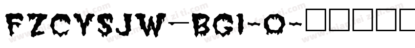 FZCYSJW—BG1-0字体转换