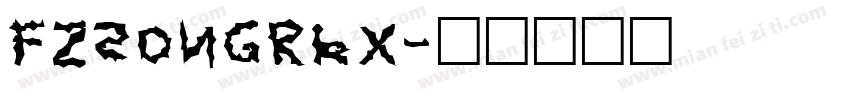 FZSongRKX字体转换