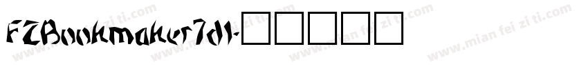 FZBookmaker7dl字体转换