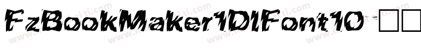 FzBookMaker1DlFont10字体转换