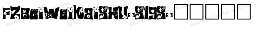 FZBeiWeiKaiShu-S19S字体转换