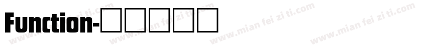 Function字体转换