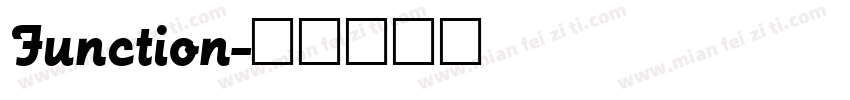 Function字体转换