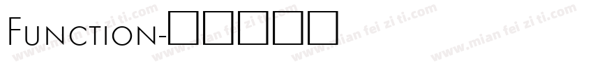 Function字体转换