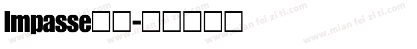 Impasse字体字体转换