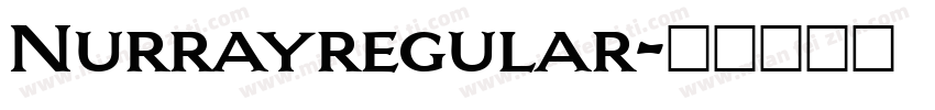 Nurrayregular字体转换
