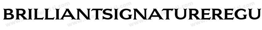 brilliantsignatureregular字体转换