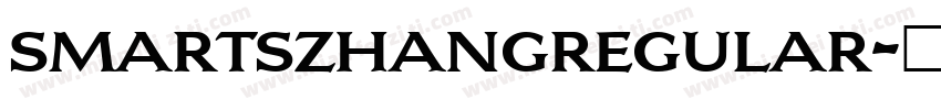 smartszhangregular字体转换