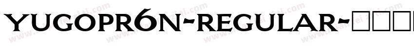 yugopr6n-regular字体转换