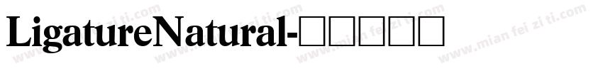 LigatureNatural字体转换