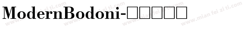 ModernBodoni字体转换