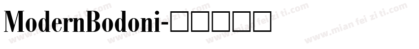ModernBodoni字体转换
