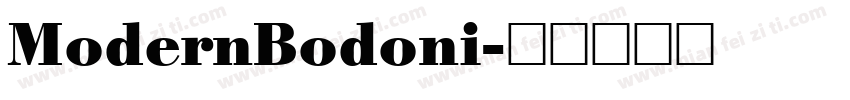 ModernBodoni字体转换