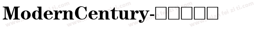 ModernCentury字体转换