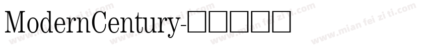 ModernCentury字体转换