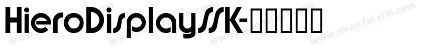 HieroDisplaySSK字体转换