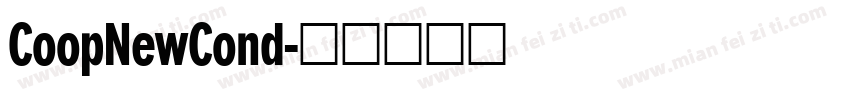 CoopNewCond字体转换