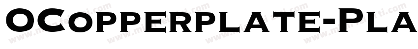 OCopperplate-Plain字体转换