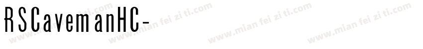 RSCavemanHC字体转换