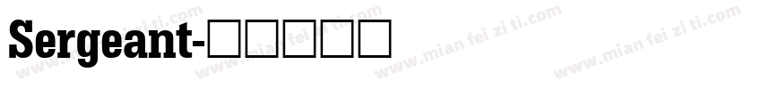 Sergeant字体转换