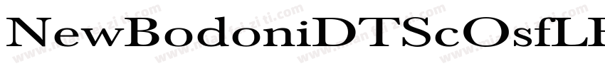 NewBodoniDTScOsfLEx字体转换