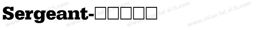 Sergeant字体转换
