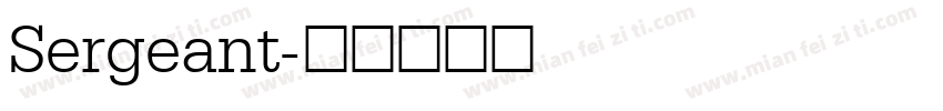 Sergeant字体转换