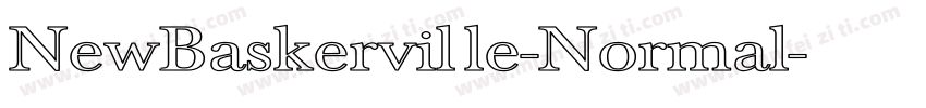 NewBaskerville-Normal字体转换
