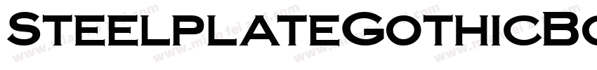 SteelplateGothicBold字体转换