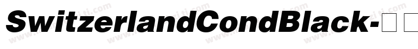 SwitzerlandCondBlack字体转换