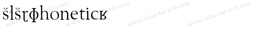 SLS_Phonetic字体转换