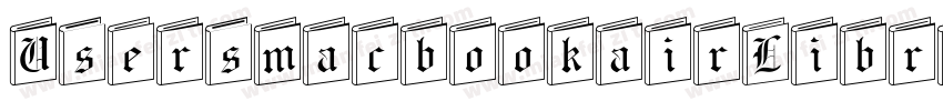 UsersmacbookairLibraryContainer字体转换