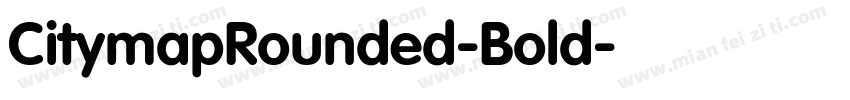 CitymapRounded-Bold字体转换