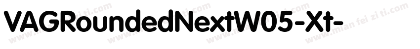 VAGRoundedNextW05-Xt字体转换