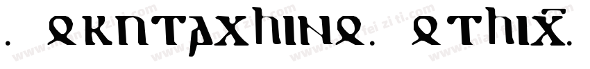 BokutachinoGothic字体转换